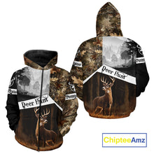 Load image into Gallery viewer, Custom Whitetail Deer Hunting Camouflage Shirts, Hunting Clothes for Men Hunter Gift Ideas NBT134