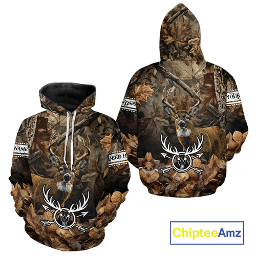 Deer Hunting Custom Name Camouflage Hunting Clothing, Deer Hunting Shirt, Hunting Gifts NBT289