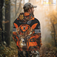Load image into Gallery viewer, Personalized Deer Hunting 3D All Over Printed Shirts Custom Deer Camo Shirt Hunting Gifts NBT292