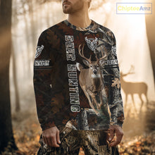 Load image into Gallery viewer, Deer Hunting Tree Camo Custom All Over Printed Shirt Personalized Hunting Gifts For Men NBT294
