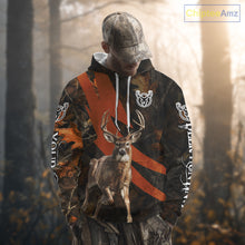 Load image into Gallery viewer, Best Custom Camouflage Whitetail Deer Hunting Shirt All-Over Print 3D For Deer Hunters NBT255