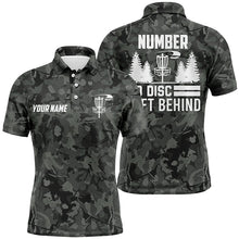 Load image into Gallery viewer, Retro Grey Camo Disc Golf Mens Polo Shirts Custom Camouflage Disc Golf Shirts For Men Golf Gifts LDT0522