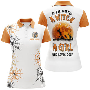 Halloween Womens Golf Polo Shirt, Customized Halloween Golf Shirts For Women, Funny Golf Gifts LDT0079