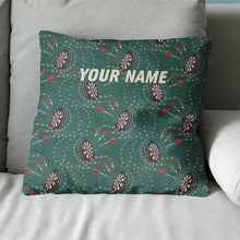 Load image into Gallery viewer, Green Personalized Darts Pillow Custom Darts Gift For Darts Player LDT1081