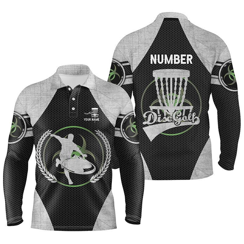 Custom Name And Number Mens Disc Golf Polo Shirts Personalized Cool Golf Gifts For Men LDT0284