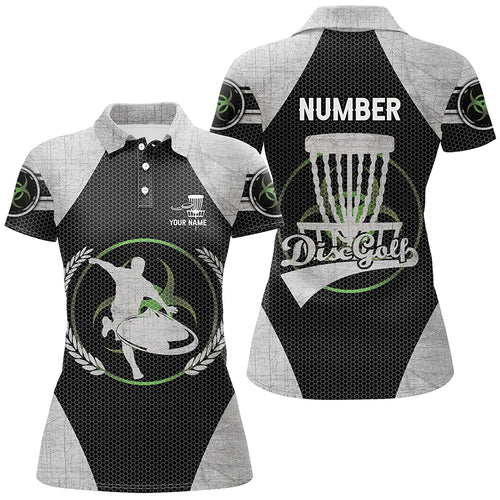 Custom Name And Number Womens Disc Golf Polo Shirts Personalized Cool Golf Gifts For Women LDT0284