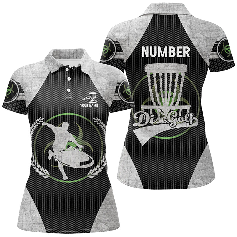 Custom Name And Number Womens Disc Golf Polo Shirts Personalized Cool Golf Gifts For Women LDT0284