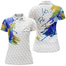 Load image into Gallery viewer, Lets Par Tee Colorful Water Color Womens Golf Tops Custom Golf Shirts For Women, Golf Gifts LDT0135