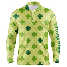 Load image into Gallery viewer, Mens Golf Polo Shirt Vintage Green Clover St Patrick Day Golf Shirts For Men Male Golfer Gifts LDT0986