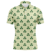 Load image into Gallery viewer, Mens Golf Polo Shirt Vintage Green Clover St Patrick Day Golf Shirts For Men Golfer Gifts LDT0988