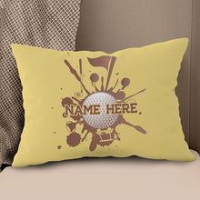 Load image into Gallery viewer, Vintage Golf Elements Custom Pillow Personalized Golf Gifts For Golfer LDT1204