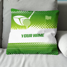 Load image into Gallery viewer, Golf Game Green Background Custom Golf Pillow Personalized Golf Gifts LDT1093
