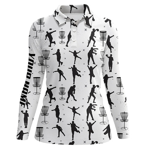 Disc Golfers Seamless Womens Disc Golf Polo Shirts Custom Disc Golf Tops For Women Golf Gifts LDT1345