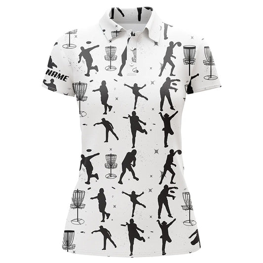 Disc Golfers Seamless Womens Disc Golf Polo Shirts Custom Disc Golf Tops For Women Golf Gifts LDT1345