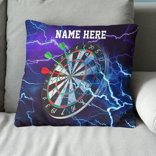Purple Thunder Lightning Custom Dart Pillow Personalized Darts Gifts LDT1183