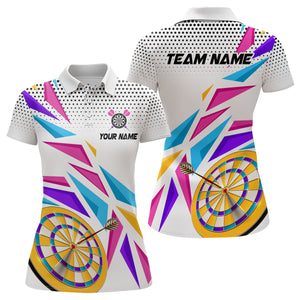 Sports Style Colorful Darts Polo Shirt Custom Darts Shirt For Women Dart Team Jerseys LDT1461