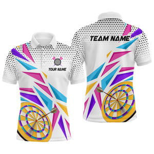 Sports Style Colorful Mens Darts Polo Shirt Custom Darts Shirt For Men Dart Team Jerseys LDT1461