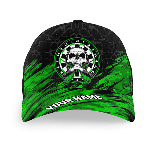 Personalized 3D All Over Print Skull Baseball Darts Hat Red Black Custom Darts Cap Dart Gifts LDT1272