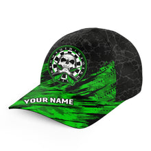 Load image into Gallery viewer, Personalized 3D All Over Print Skull Baseball Darts Hat Red Black Custom Darts Cap Dart Gifts LDT1272
