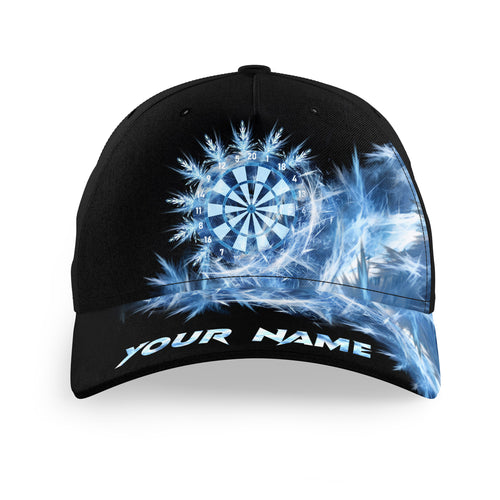 Icy Blue Light Baseball Darts Cap Customized Darts Hat For Darts Player Darts Gifts LDT1274