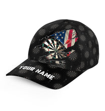 Load image into Gallery viewer, Personalized American Flag Baseball Darts Hat Patriotic Darts Cap For Dart Team 4th Of July Darts Gifts LDT1293