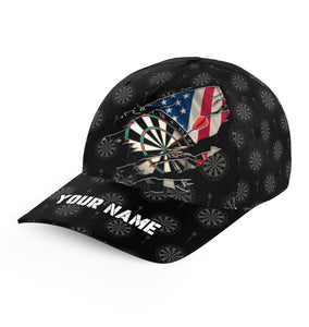 Personalized American Flag Baseball Darts Hat Patriotic Darts Cap For Dart Team 4th Of July Darts Gifts LDT1293