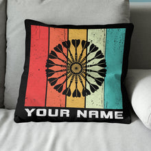 Load image into Gallery viewer, Multicolor Retro Darts Pillow Personalized Darts Gifts For Dart Player LDT1101