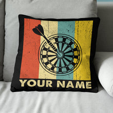 Load image into Gallery viewer, Colorful Retro Dartboard Pillow Personalized Darts Gifts For Dart Player LDT1104