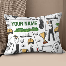 Load image into Gallery viewer, Vintage Golf Elements Custom Pillow Personalized Golf Gifts For Golfer LDT1144