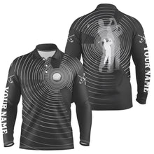 Load image into Gallery viewer, 3D Effect Golf Ball And Golfer All Over Print Mens Polo Shirts, Best Golf Shirts For Men LDT0217