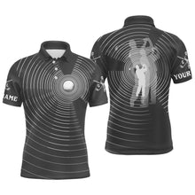 Load image into Gallery viewer, 3D Effect Golf Ball And Golfer All Over Print Mens Polo Shirts, Best Golf Shirts For Men LDT0217