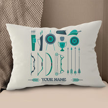 Load image into Gallery viewer, Personalized Set Archery Throw Pillow Custom Pillow Archery Gifts Ideas VHM0860
