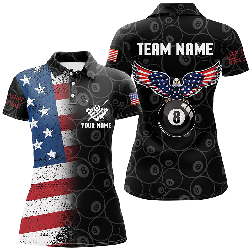 3D Eagle Billiard Polo Shirt