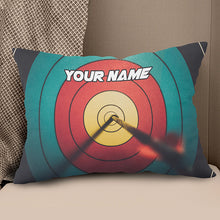 Load image into Gallery viewer, Personalized 3D Target Archery Pillow Custom Throw Pillow Archery Gifts VHM0858