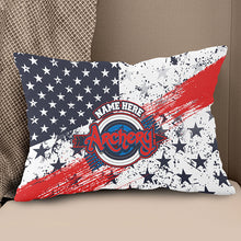 Load image into Gallery viewer, Personalized American Flag Target Archery Pillow Gift For Archery Lovers VHM0934