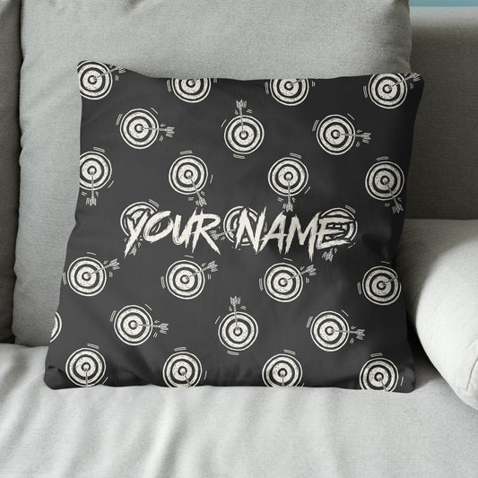 Personalized Black Doodle Archery Pillow Custom Gifts For Archery Lovers VHM0874