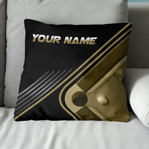 Personalized Yellow Table Billiards Pillow Custom Gifts For Pool Players VHM0861