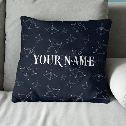 Personalized 3D Black Bow Arrow Archery Pillow Custom Archery Gift Ideas VHM0873