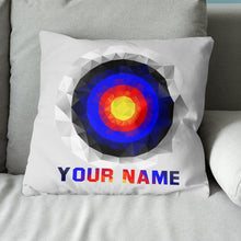 Load image into Gallery viewer, Personalized 3D Target Archery Throw Pillow Custom Pillow Archery Gifts VHM0876