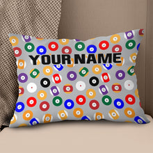 Load image into Gallery viewer, Personalized Billiard Balls Pillow Custom Throw Pillow Top Billiard Gift VHM0885