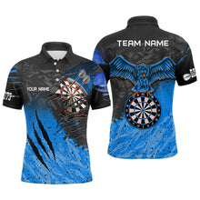 Load image into Gallery viewer, Personalized Multicolor Eagle Dartboard Dart Polo Shirt Custom Dart Jerseys For Men Dart Team Shirts VHM1191