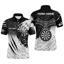 Load image into Gallery viewer, Personalized Multicolor Eagle Dartboard Dart Polo Shirt Custom Dart Jerseys For Men Dart Team Shirts VHM1191