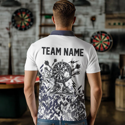 Funny Darts Shirt With Pocket Option For Men Custom Dart Jersey Outfit TDM3694