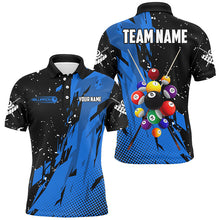 Load image into Gallery viewer, Custom Multi-Color Grunge Billiard Balls Shirts For Men, Team League Billiard Jersey Attire TDM1595