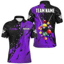 Load image into Gallery viewer, Custom Multi-Color Grunge Billiard Balls Shirts For Men, Team League Billiard Jersey Attire TDM1595