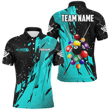 Load image into Gallery viewer, Custom Multi-Color Grunge Billiard Balls Shirts For Men, Team League Billiard Jersey Attire TDM1595