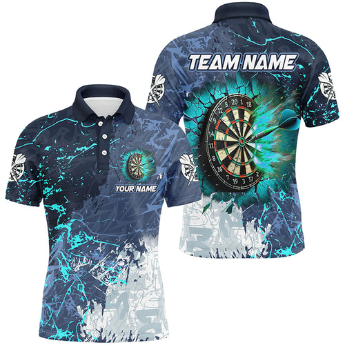 Grunge Break Dartboard Custom 3D Printed Darts Shirts For Men, Best Darts Apparel Team Jerseys TDM2189