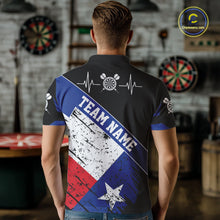 Load image into Gallery viewer, Personalized Grunge Texas Flag Darts Shirt For Women Custom Patriotic Texas Darts Team Jersey TDM5420