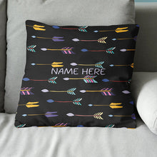 Load image into Gallery viewer, Colorful Archery Arrows Throw Pillow Best Customized Archery Cute Pillow TDM0894