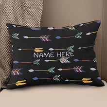 Load image into Gallery viewer, Colorful Archery Arrows Throw Pillow Best Customized Archery Cute Pillow TDM0894
